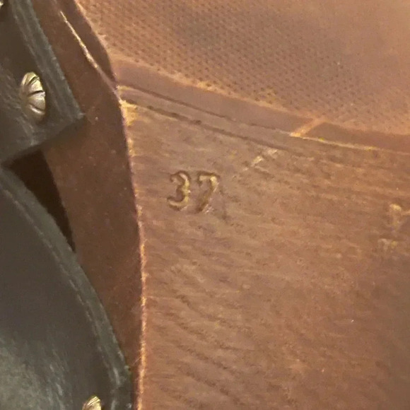 Cordani Calzature Studded Leather Platform Mules — Black, EU 37 (≈ US 6.5–7) - Picture 9 of 9